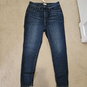 Madewell‎ NWT High Rise Skinny Dark Denim Jeans
